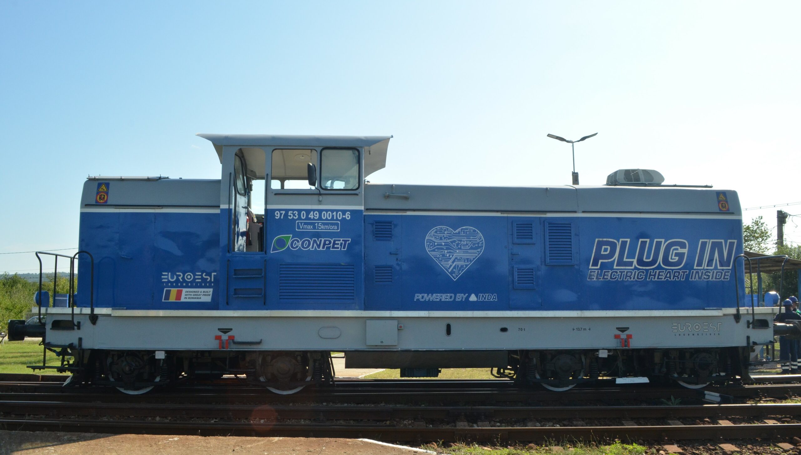 Prima locomotiva electrica a CONPET S.A. a fost pusa in functiune