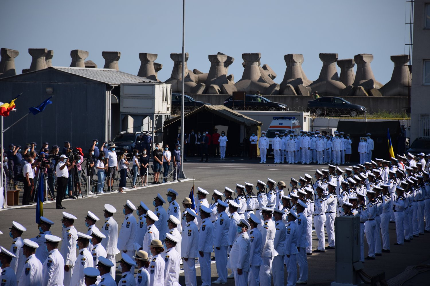 Ceremoniile de Ziua Marinei Române sub semnul pandemiei