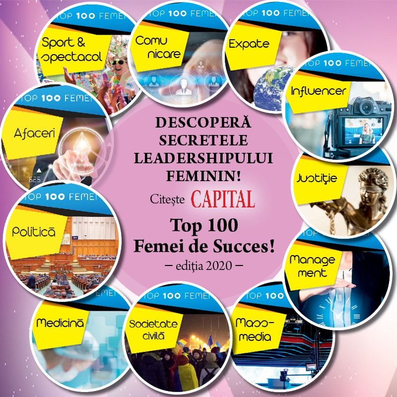 Află secretele leadershipului feminin. Top 100 Femei de Succes, ediția 2020