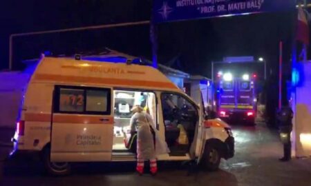 Incendiu violent la Spitalul Matei Balș din Capitală. Patru persoane au murit carbonizate