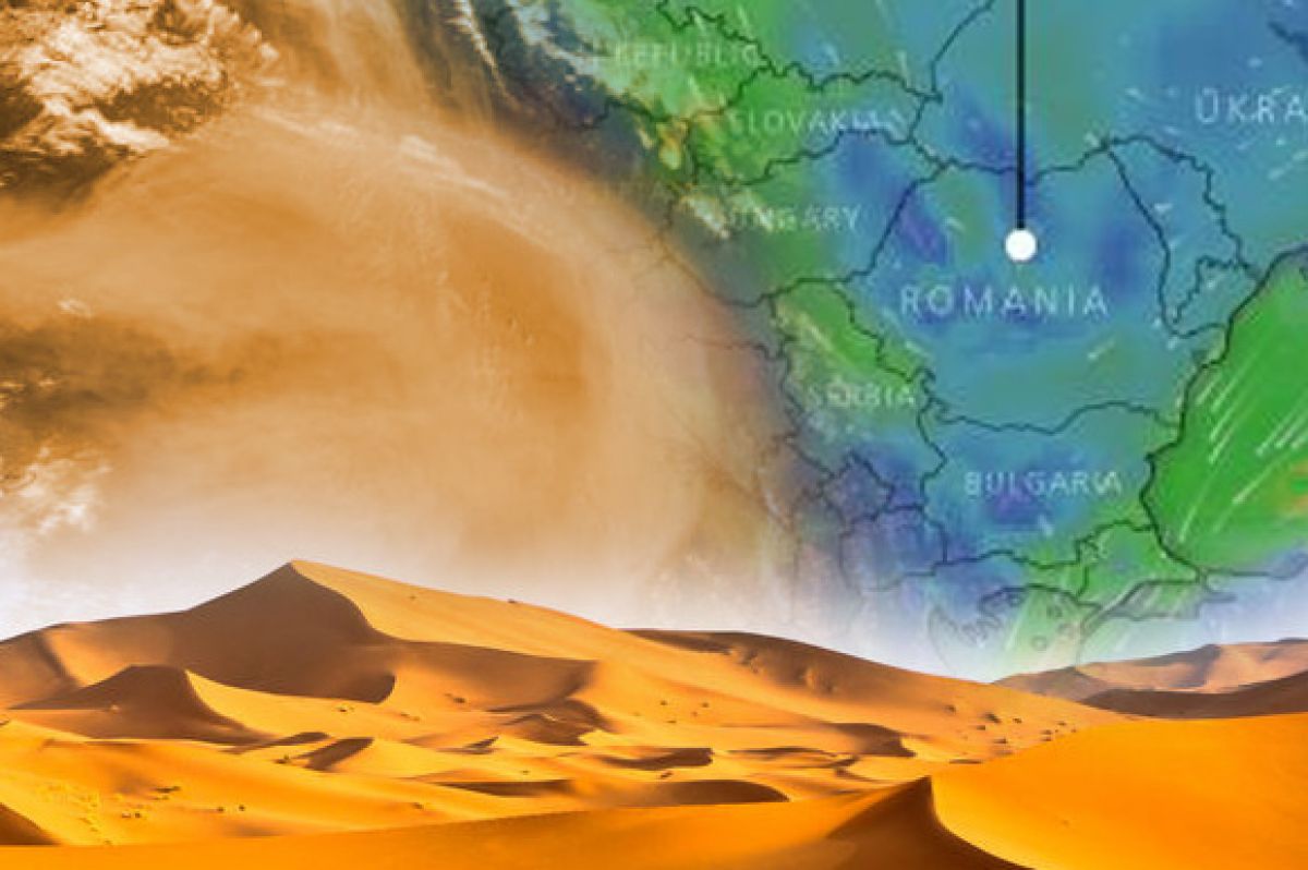 Un nor de praf saharian traversează România. Prognoza meteo pentru 7 februarie 2021