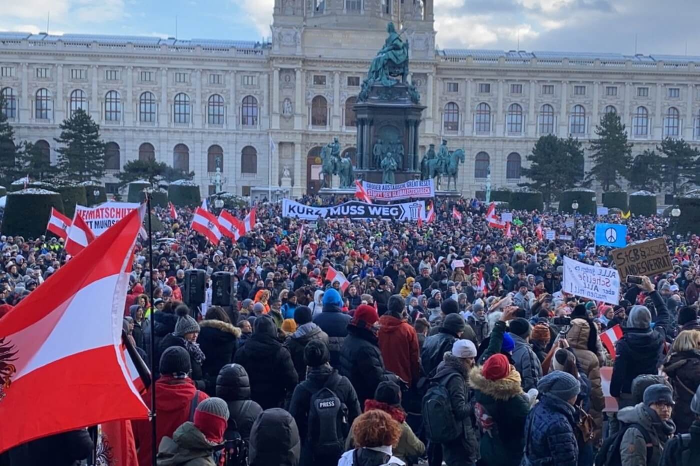 Video Proteste neonaziste în Austria. Care sunt revendicările