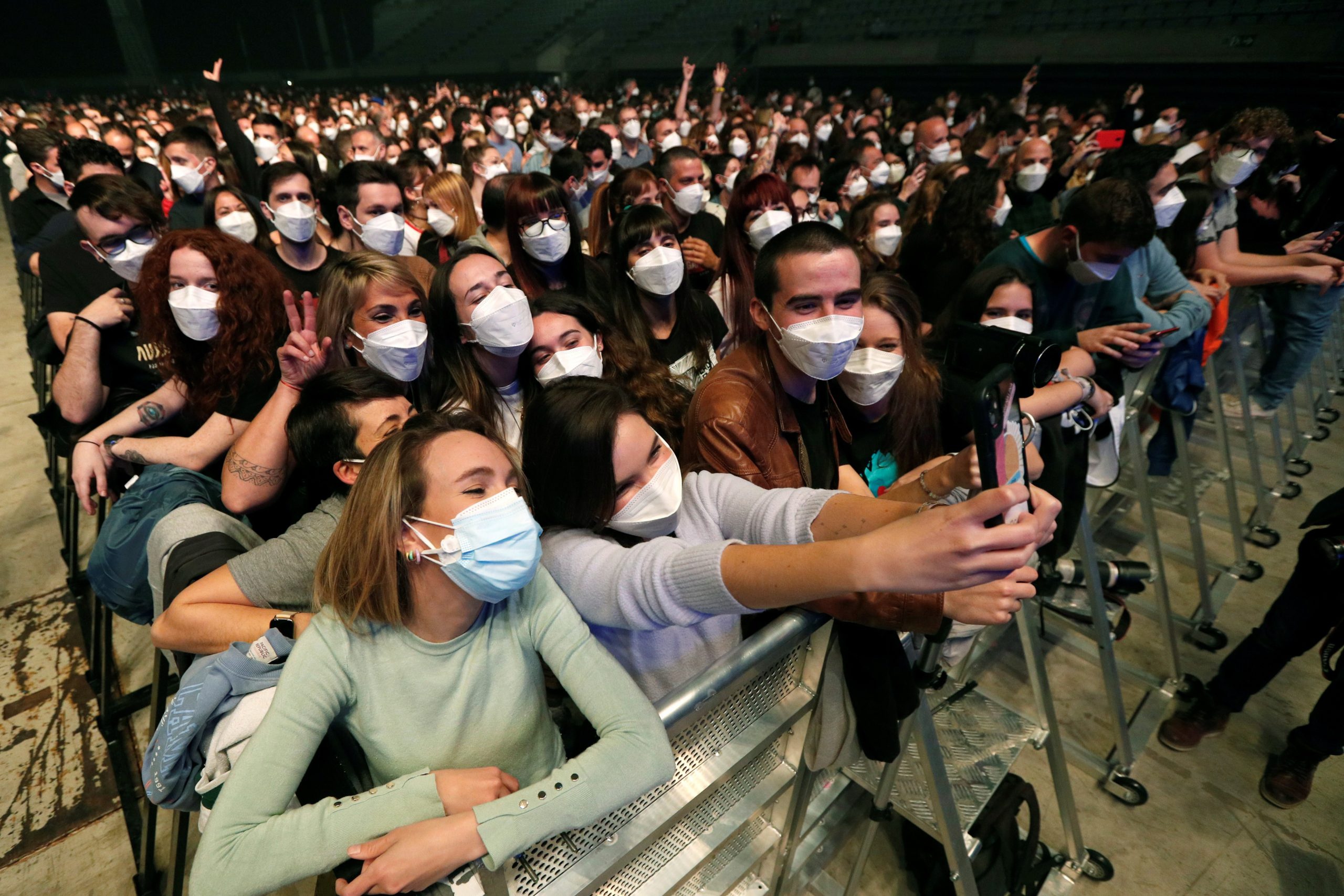 Concert de testare la Barcelona: 5.000 de participanți, niciun caz de infectare