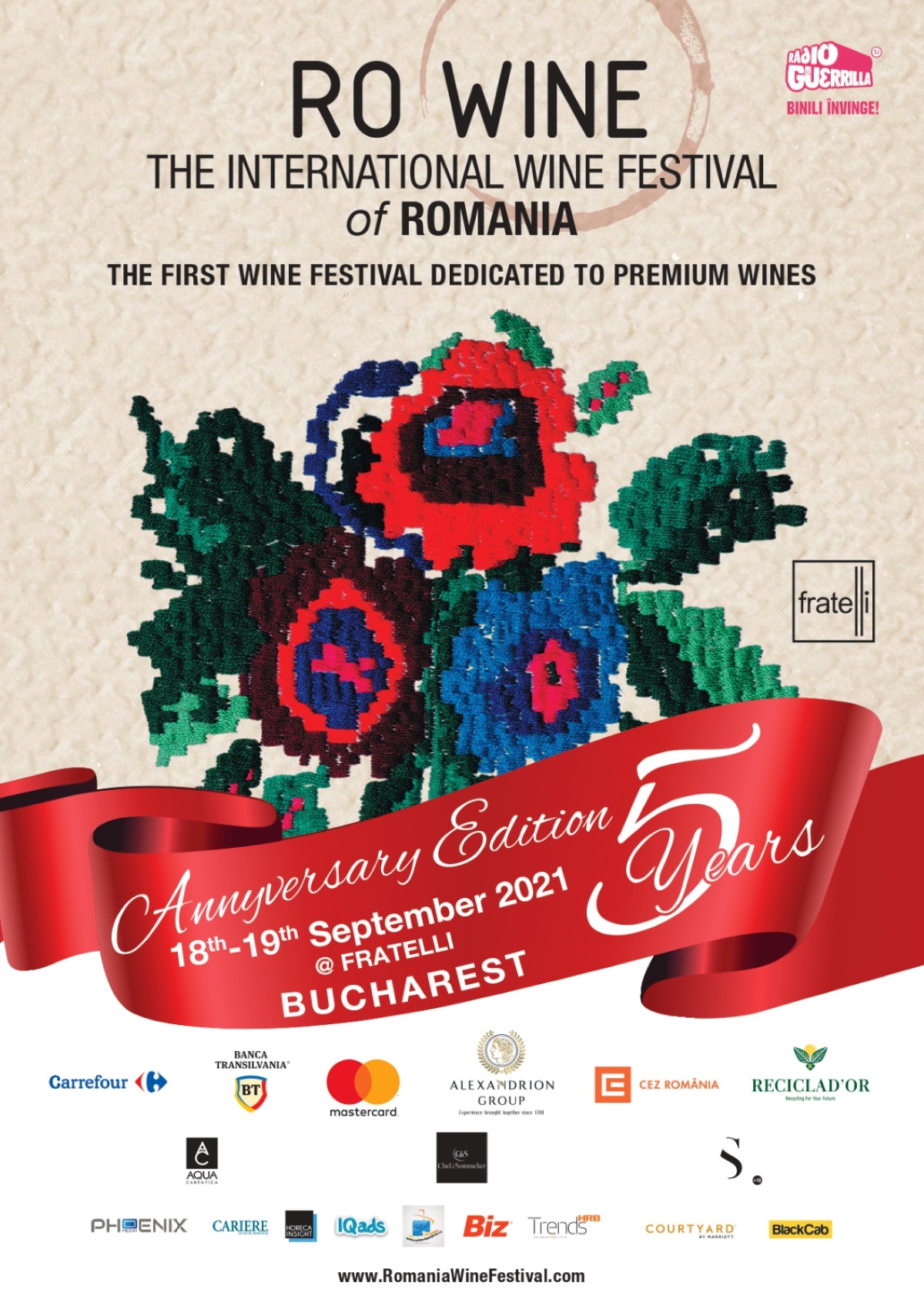 RO-Wine, un festival al vinurilor premium şi superpremium revine cu o ediţie aniversară