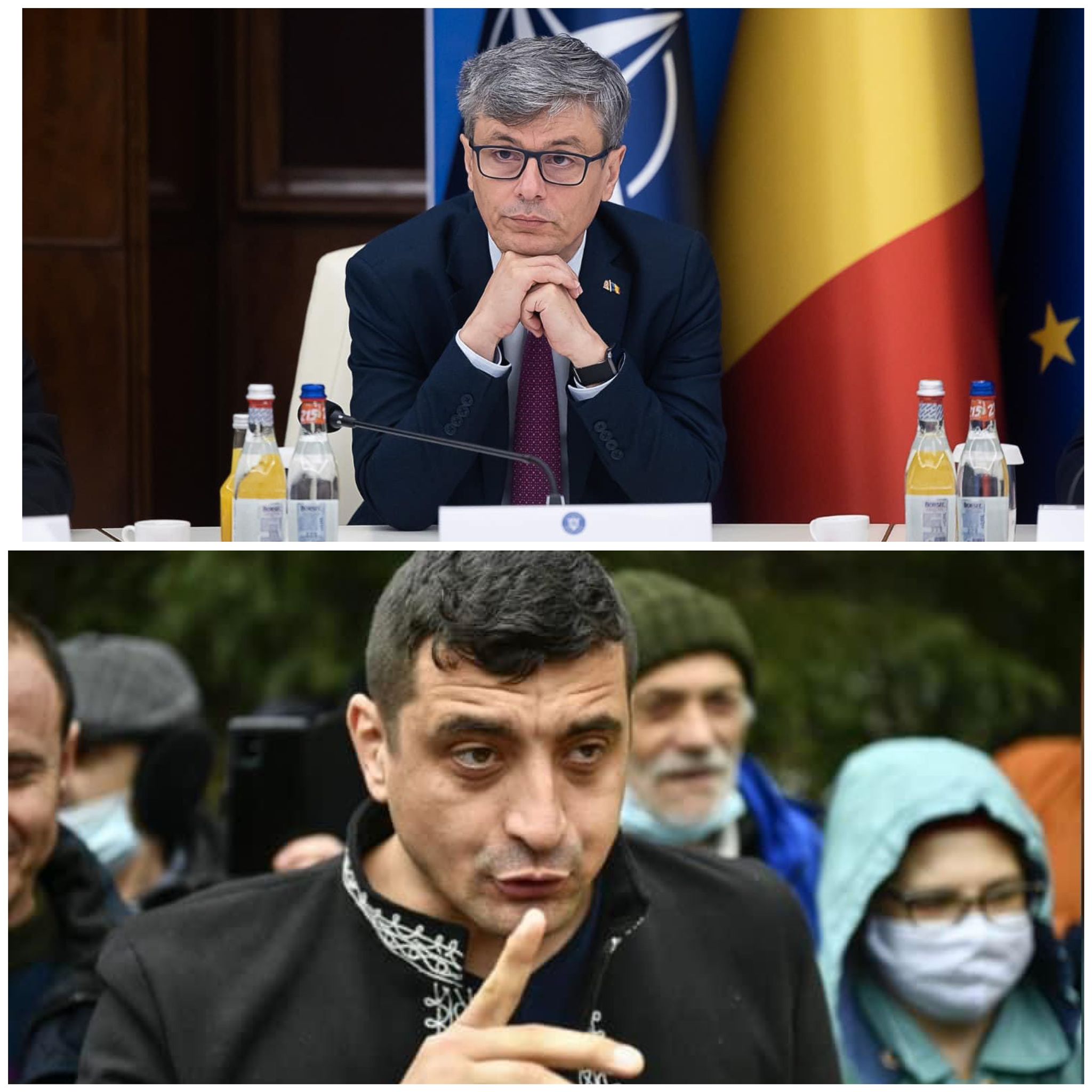 George Simion, atacat dur de ministrul Virgil Popescu. Liderul AUR e din nou acuzat de apropierea de ruși