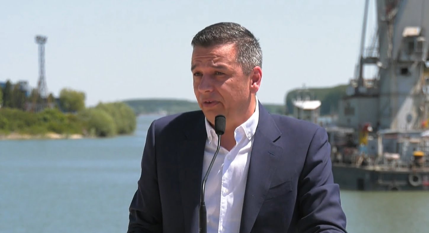 Sorin Grindeanu anunţă că a fost redeschisă linia ferată cu ecartament larg din Portul Galaţi. Lucrare, făcută în regie proprie