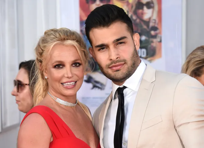 Britney Spears și Sam Asghari au fost căsătoriți timp de 14 luni (sursă foto: The Sun)