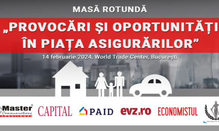 Masă rotundă „Provocări și oportunități în piața asigurărilor”, 14 februarie 2024, World Trade Center, București