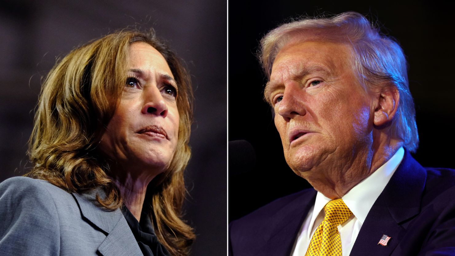 Donald Trump și Kamala Harris